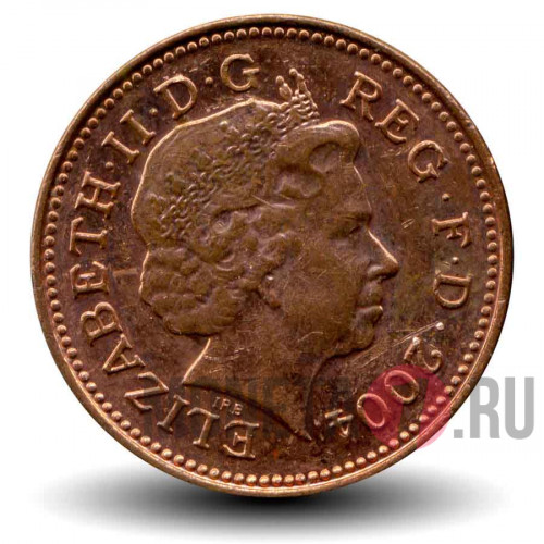 One Penny 2004 года - Великобритания - Elizabeth II