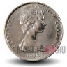 5 центов 1975 года - Новая Зеландия - Ящерица Гаттерия