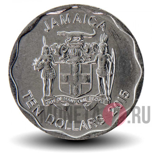 10 долларов 2015 года - Ямайка - Джордж Уильям Гордон
