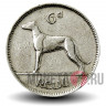 6 пенсов 1950 года - Ирландия - Ирландский волкодав