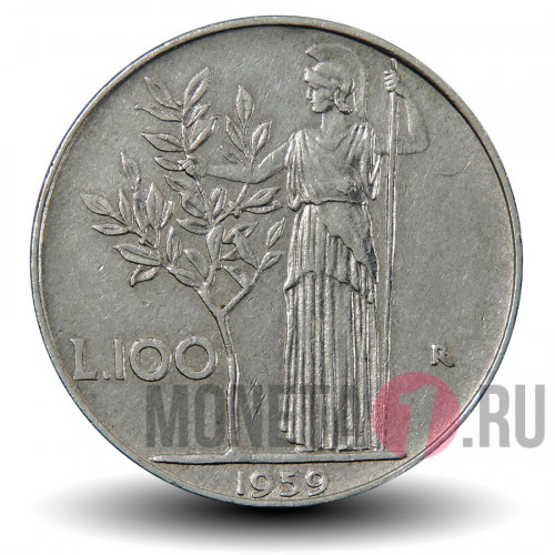 100 Лир - 1959 год - Италия