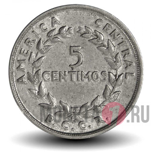 5 сантимов 1953 года - Коста-Рика