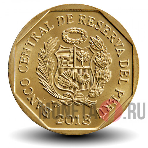 1 новый соль 2013 года - Темпло де Котош - Перу