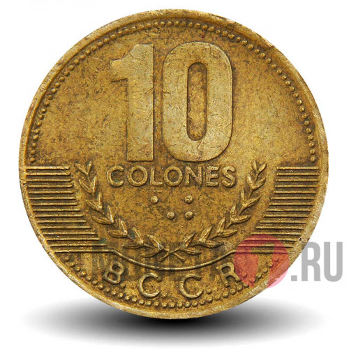 10 колонов 2002 года - Коста-Рика