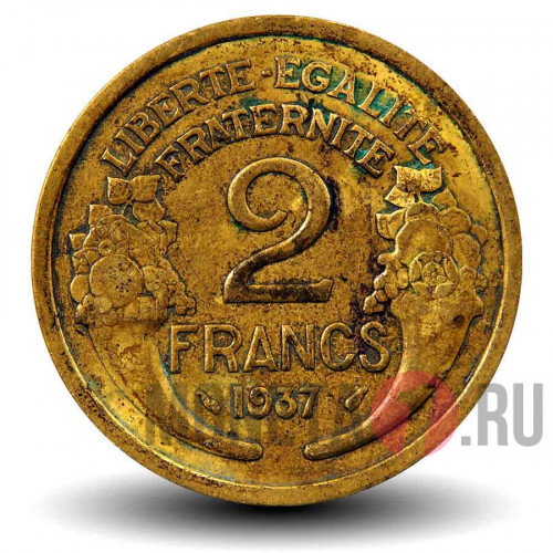 2 франка 1937 года - Франция
