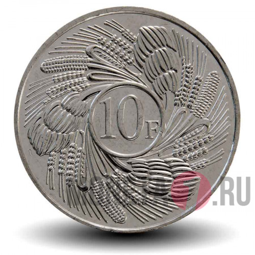 10 франков 2011 года - Бурунди