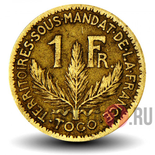 1 франк 1924 года - Того