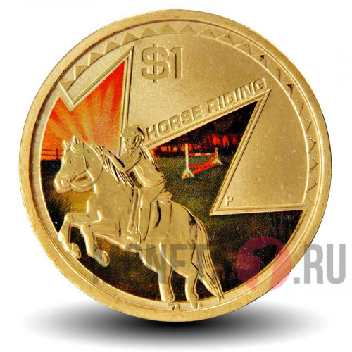 1 доллар 2013 года - Верховая езда - Австралия
