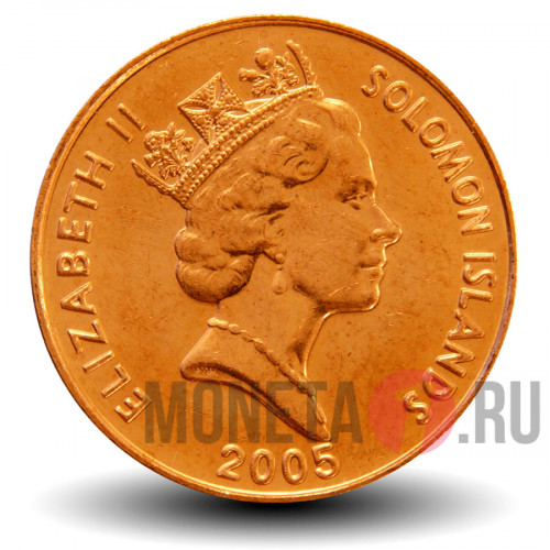 2 цента 2005 года - Соломоновы Острова - Дух орла