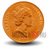 2 цента 2005 года - Соломоновы Острова - Дух орла