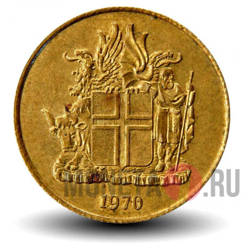 1 крона 1970 года - Исландия