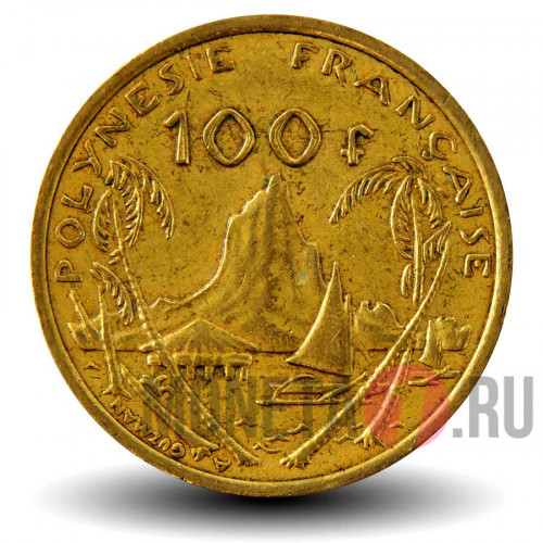 100 франков 2007 года - Французская Полинезия - Остров Муреа
