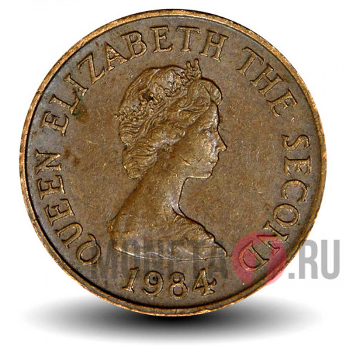 1 пенни 1984 года - Остров Джерси - Elizabeth II