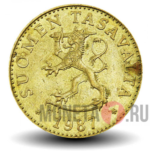 50 пенни 1987 года - Финляндия