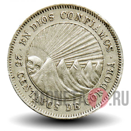 25 сентаво 1952 года - Никарагуа