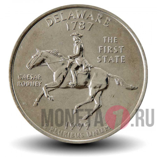 Quarter США 1999 год - Делавер - D