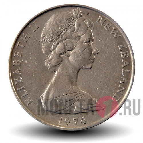 50 центов 1974 года - Новая Зеландия - Корабль Индевор