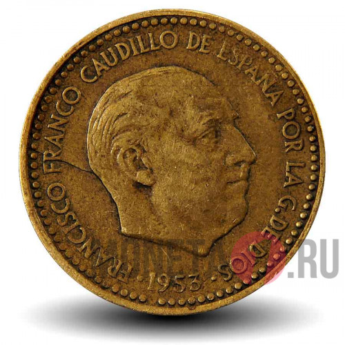 1 песета 1961 года - Испания - Франсиско Франко - VF