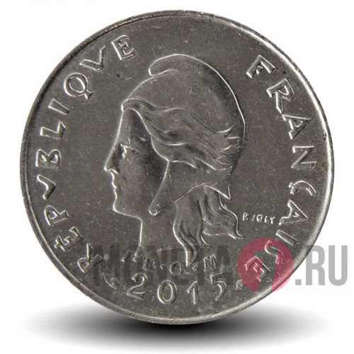10 франков 2015 года - Французская Полинезия