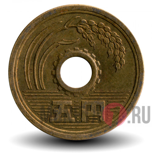 5 йен 1965 года - Япония - Showa