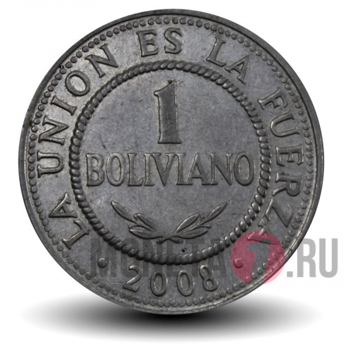 1 боливиано 2008 года - Боливия