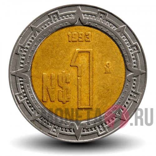 1 песо 1993 года - Мексика