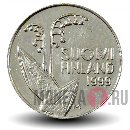 10 пенни 1999 года - Финляндия - Ландыш