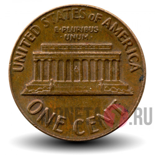 1 цент 1960 года - США - D