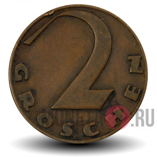 2 гроша 1930 года - Австрия - Крест