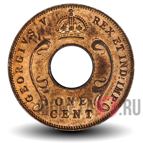 1 цент 1935 года - Восточная Африка - Георг V