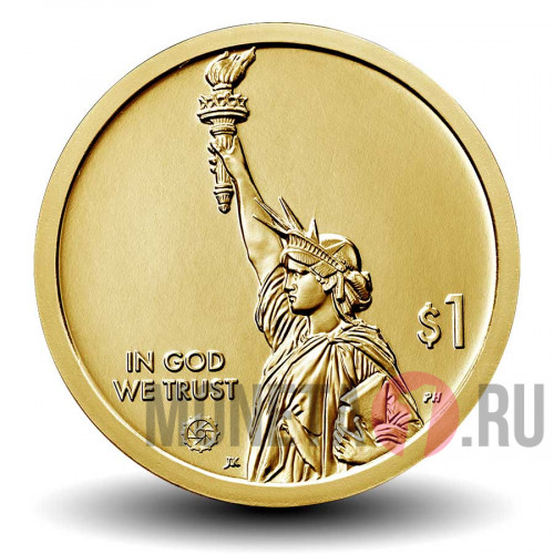 1 доллар 2021 года - Мост-тоннель через Чесапикский залив - Американские инновации - D
