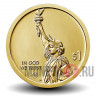 1 доллар 2021 года - Мост-тоннель через Чесапикский залив - Американские инновации - D