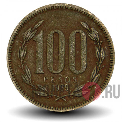 100 песо 1989 года - Чили