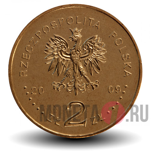 2 злотых - Город Ченстохова - 2009 год