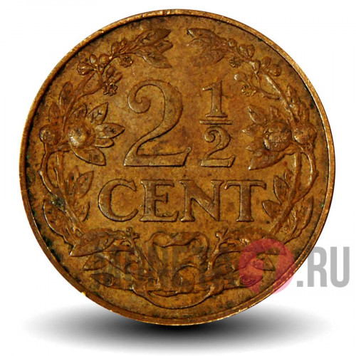 2,5 цента 1965 года - Нидерландские Антильские Острова (рыба)