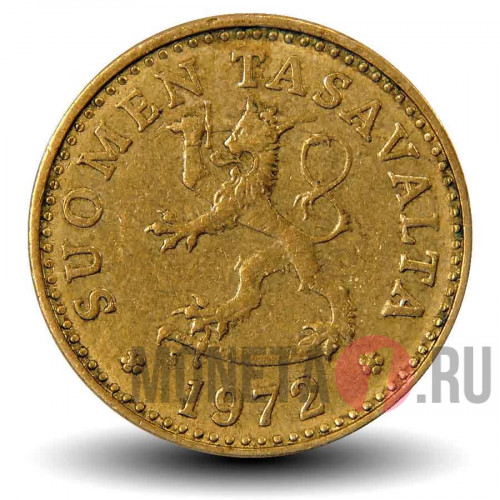 10 пенни 1972 года - Финляндия