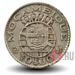 10 эскудо 1970 года - Мозамбик