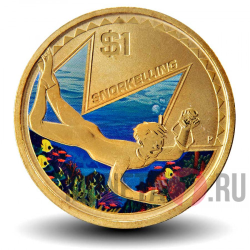 1 доллар 2013 года - Подводное плавание - Австралия