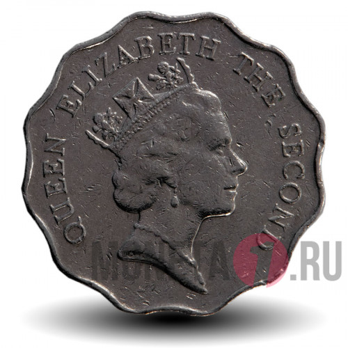 2 доллара 1988 года - Elizabeth II - Гонконг