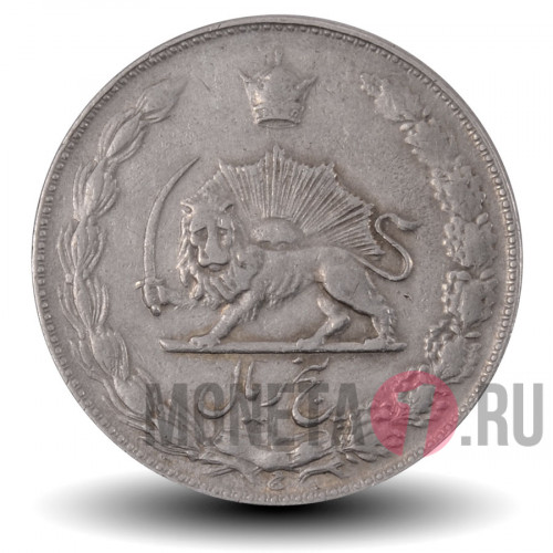 5 риалов 1973 года - Иран - Мохаммед Реза Пехлеви