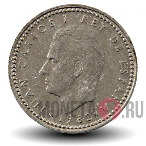 1 песета 1982 года - Испания - Хуан Карлос I