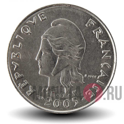 10 франков 2005 года - Французская Полинезия
