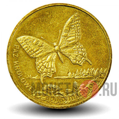 2 злотых 2001 год - Махаон  - Польша