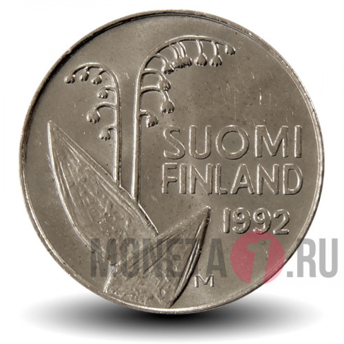 10 пенни 1992 года - Финляндия - Ландыш
