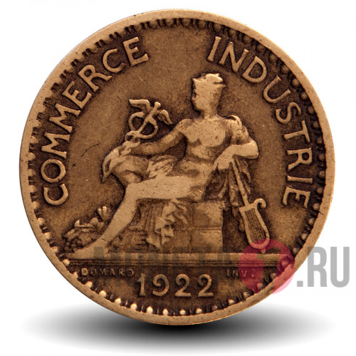 1 франк 1922 года - Франция - Chambres de Commerce