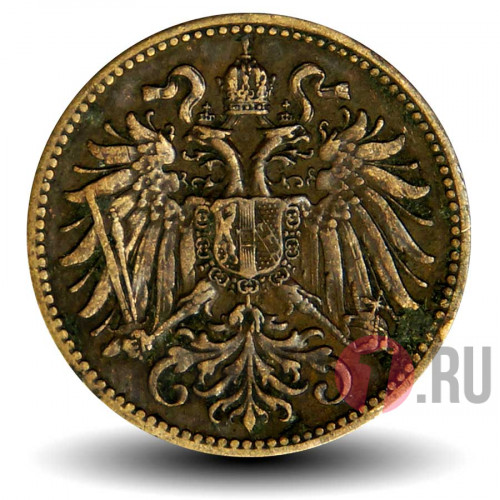 2 геллера 1897 года - Австро-Венгерская империя - Франц Иосиф I