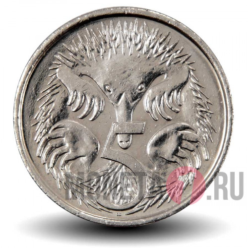 5 центов 2014 года - Австралия - Короткоклювая ехидна