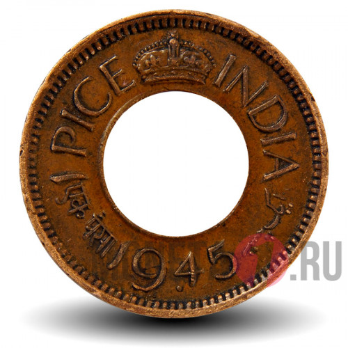1 пайс 1945 года - Британская Индия
