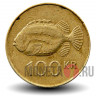 100 крон 1995 года - Исландия - Рыба Пинагора
