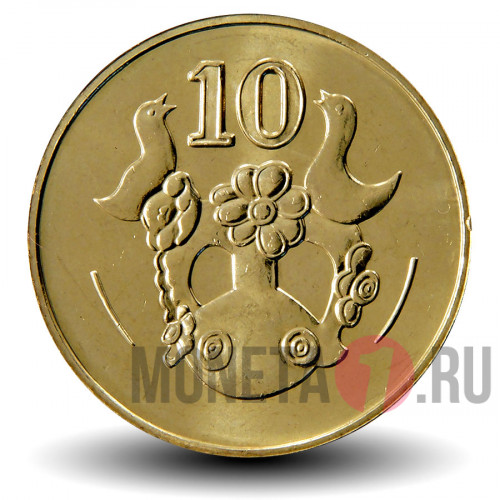 10 центов 2004 года - Кипр - Глиняная ваза из Фини